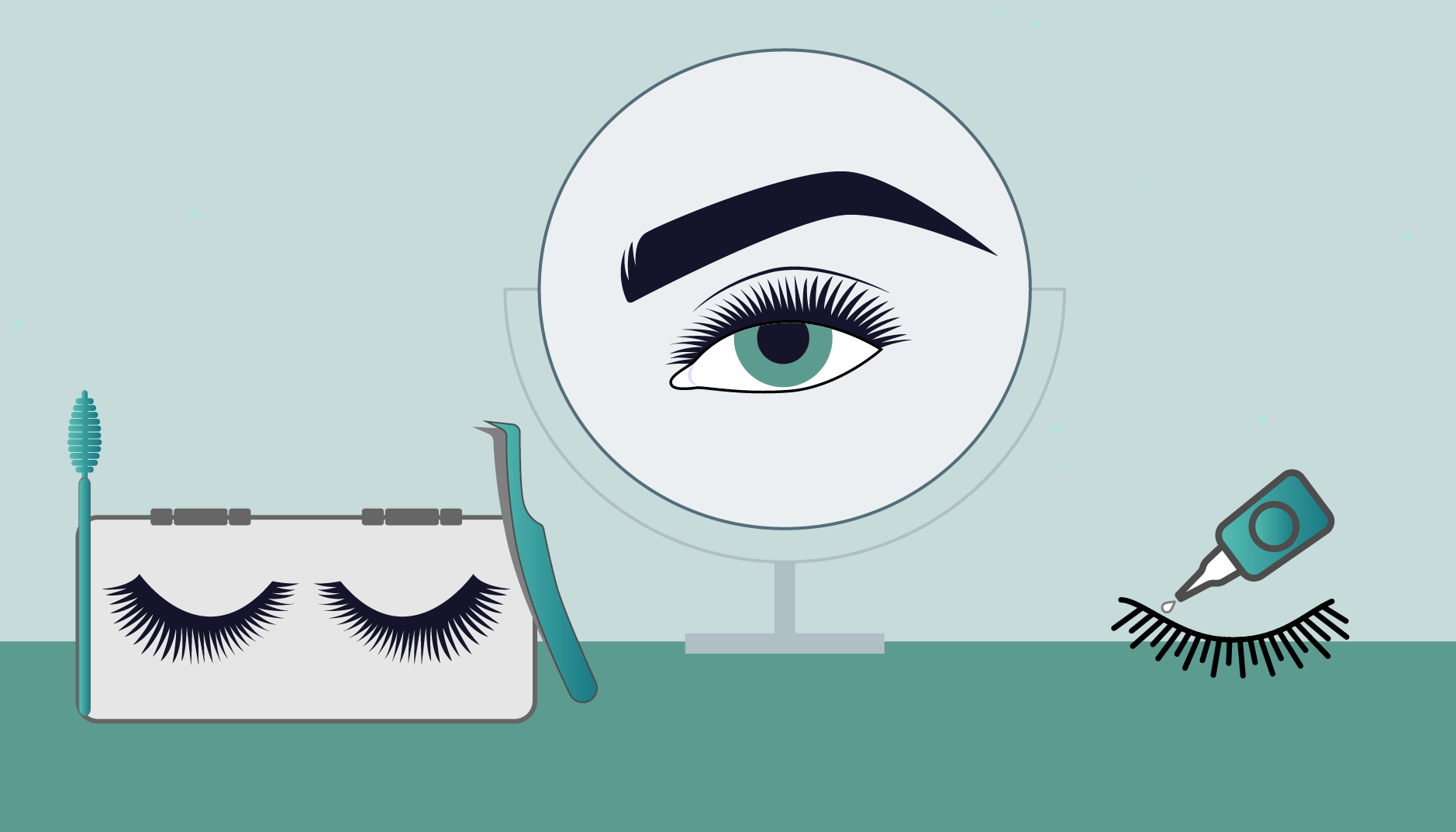 false eyelashes